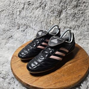 Adidas Predator Telstar Vintage Women Size 8.5 Pink Black Soccer Futbal Cleat
